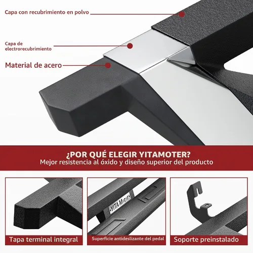 Vista 3 de YITAMOTOR Estribos compatibles con Silverado/Sierra 1500 2019-2026