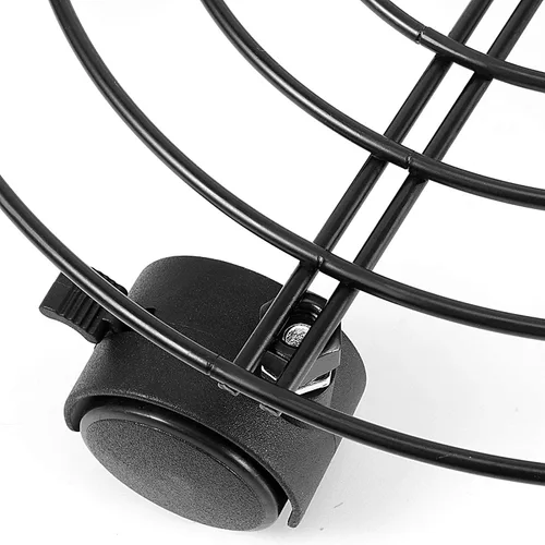 Vista 4 de ZOENHOU 4 unidades de 10.6 pulgadas de metal para plantas con ruedas, base redonda de metal rodante para interiores, exteriores, patio, hogar