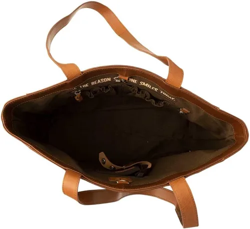 Vista 5 de STS Ranchwear Bolso de mano de cuero genuino occidental Kai Collection con dos correas de hombro, talla única, Western - Bolso de mano de piel