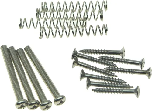 Vista 10 de KAISH Tornillos de altura para pastilla Humbucker americana, anillo de pastilla, tornillos de montaje para marco de contorno, muelles para pastillas
