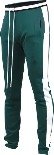 Vista 13 de SCREENSHOT-Track Pants S41700 Mens Premium Slim Athletic Fitness Lifestyle Workout Bottoms - Classic Fit S41700 Bk/Pu