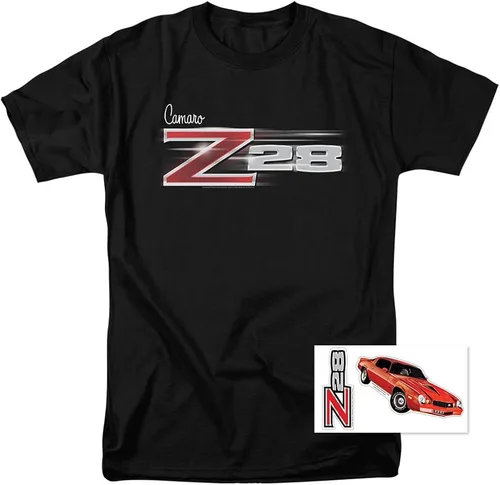 Vista 2 de Z-28 Camaro Chevy Vintage Car Logo T Shirt & Stickers
