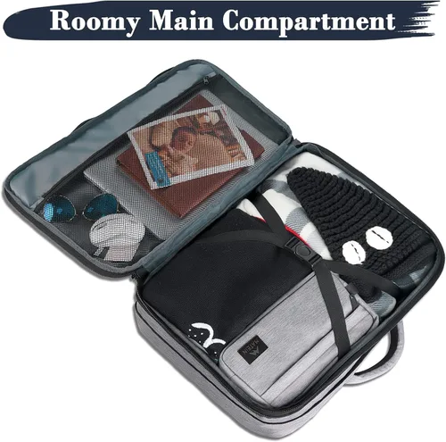 Vista 7 de MATEIN Paquete de mochila de transporte y mochila de viaje para hombre extra grande resistente al agua ligera para vuelo de 40 L color negro