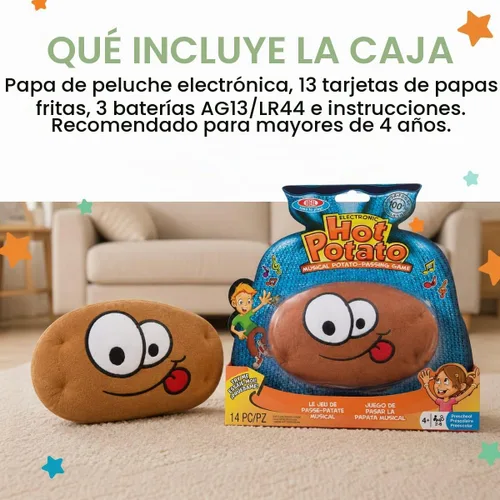 Vista 5 de Juego de pases patata caliente electrónica musical por Ideal