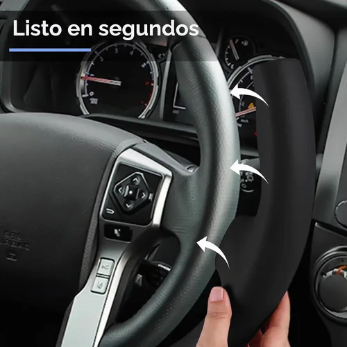 Vista 5 de Funda de volante para Toyota Tacoma 4Runner Tundra Sequoia Accesorios Para Tacoma 2012-2023, 4Runner 2010-2024, Tundra 2014-2021, Sequoia