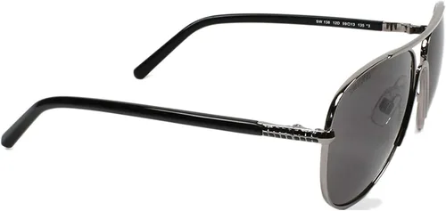 Vista 3 de Swarovski SK138 12D (Plata - Negro con lentes grises)