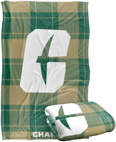Vista 285 de LOGOVISION St John's University Campus Plaid Spirit Silky Touch Manta súper suave 36 x 58 pulgadas