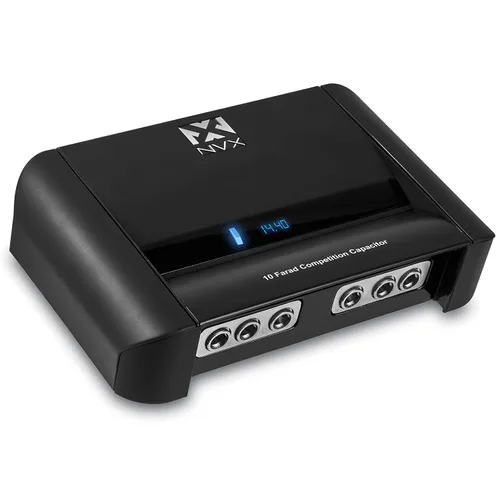 Vista 9 de NVX XCAP1F True 1.0 Farad 20V Condensador digital con lectura digital Bloque de distribución incorporado
