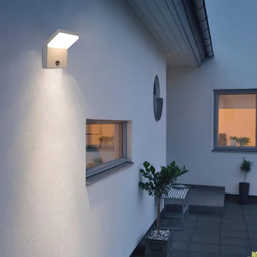 Vista 6 de Accesorios de luz al aire libre con sensor de movimiento, montaje en pared, aplique de pared exterior, luz de porche, luces de garaje, luces