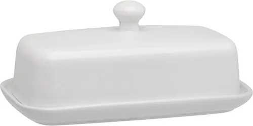 Vista 6 de HIC Kitchen Mantequillera para gatos con tapa, porcelana fina