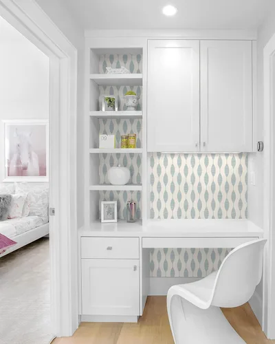 Vista 3 de NextWall Stacy Garcia Home Ditto - Papel tapiz para despegar y pegar (azul ópalo)