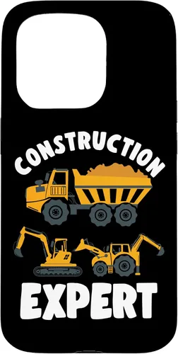 Vista 14 de iPhone 13 Pro Max Truck Construction Expert Excavator Digger para niño pequeño caso