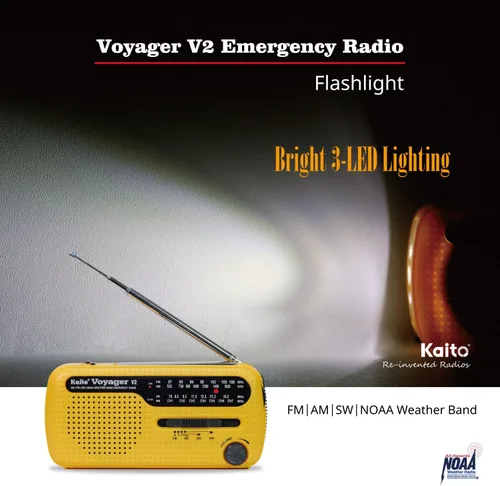 Vista 6 de Mejor NOAA Portátil Solar/Manivela de mano AM/FM, onda corta y NOAA Radio de emergencia meteorológica con cargador de teléfono celular USB