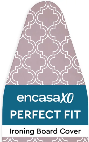 Vista 13 de Encasa XO Funda para tabla de planchar y almohadilla 42"x14" - Acolchado grueso de fieltro de 3mm, ajuste con cordón y bloqueo, fácil de colocar