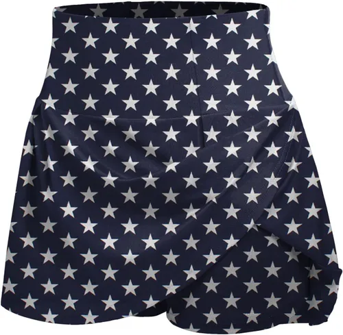 Vista 3 de Falda corta plisada con estampado de leopardo y lunares para mujer, informal, para correr, yoga, tenis