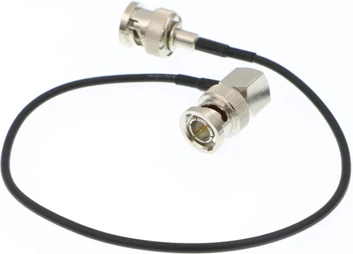 Vista 13 de Alvin's Cables BNC macho de ángulo recto a BNC hembra SDI Cable para cámara 50 ohmios