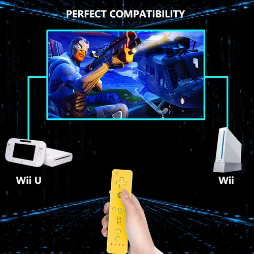 Vista 22 de Yosikr Controller for Wii, Remote Controller for Wii with Silicone Case and Wrist Strap Compatible for Wii/Wii U (2 Pack, White and White)