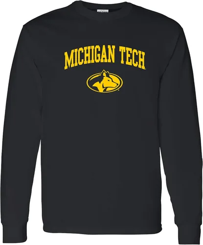 Vista 121 de NCAA oficial de College – University Team Color Arco Logo Manga Larga