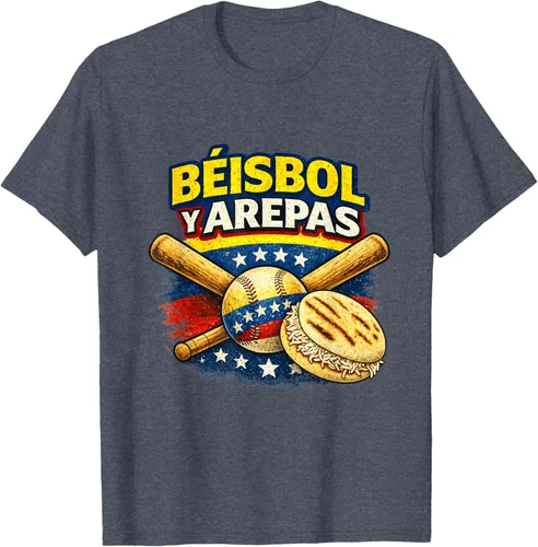 Vista 111 de Camiseta Beisbol y Arepas Venezuelas Baseball Pride Team 2026