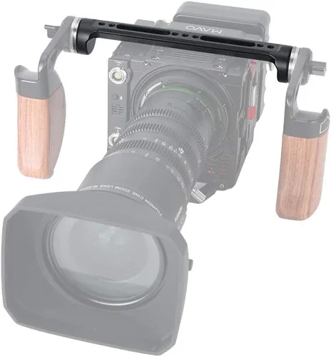 Vista 8 de NICEYRIG Riel NATO extendido con adaptadores de montaje de roseta duales, riel de liberación rápida de 6.5 pulgadas de largo para cámara de cine RED