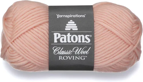 Vista 5 de Patons Classic Wool Roving - Hilo de lana de 3.5 onzas, negro, 1 bola