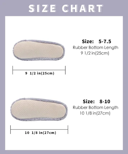 Vista 5 de DICUIRD Pantuflas para mujer, de corte bajo, cómodas y cálidas, antideslizantes, para dormitorio
