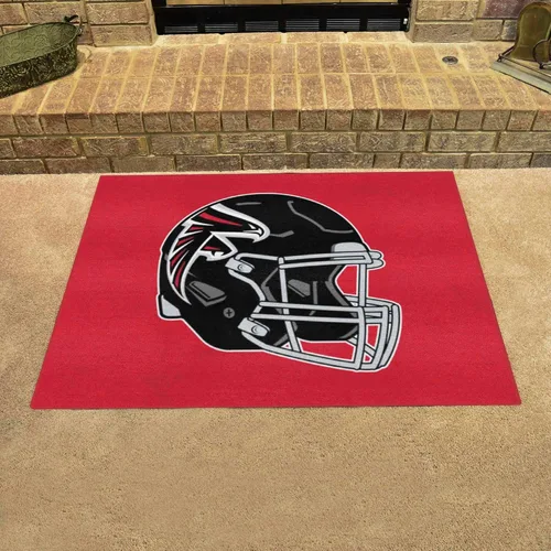 Vista 2 de FANMATS 5667 Atlanta Falcons All-Star - Alfombra de 34 pulgadas x 42.5 pulgadas, alfombra de área para fanáticos deportivos, alfombra de decoración