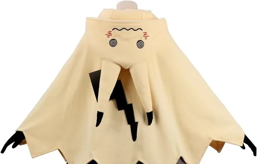 Vista 5 de Eysetiacos Disfraz de cosplay de Halloween con capa amarilla de anime para mujer