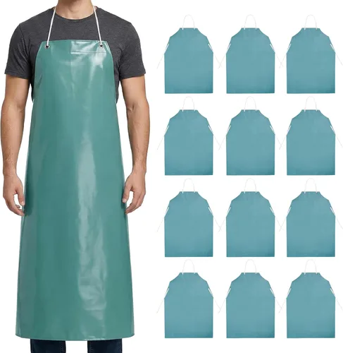 Vista 17 de Xpose Safety Heavy Duty Vinyl Waterproof Aprons, White - For Home, Industrial and Commercial Use - Chemical Resistant
