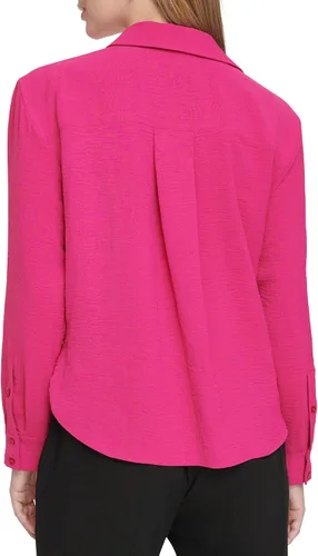 Vista 4 de Calvin Klein Blusa de manga larga para mujer