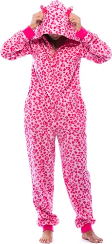 Vista 10 de Just Love - Pijama de una pieza para adultos con estampados de animales Tartán Búfalo
