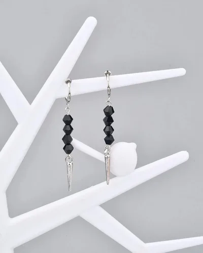 Vista 4 de Abitoncc Pendientes Stranger Billy Demogorgon al revés con bombilla del alfabeto, aretes colgantes de joyería para hombres, mujeres y niñas