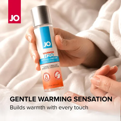 Vista 3 de JO H₂O - Lubricante de calentamiento personal a base de agua para parejas e intimidad, 4 onzas líquidas