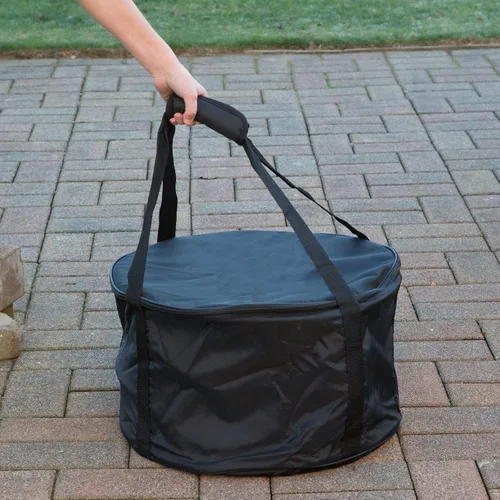 Vista 2 de Heininger DestinationGear - Bolsa de transporte resistente para hoguera portátil, estuche de almacenamiento y transporte de vinilo duradero
