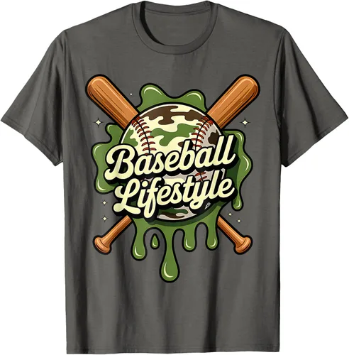 Vista 115 de Baseball Life Style 101 Apparel Youth Drip Baseball Boys Kid Camiseta