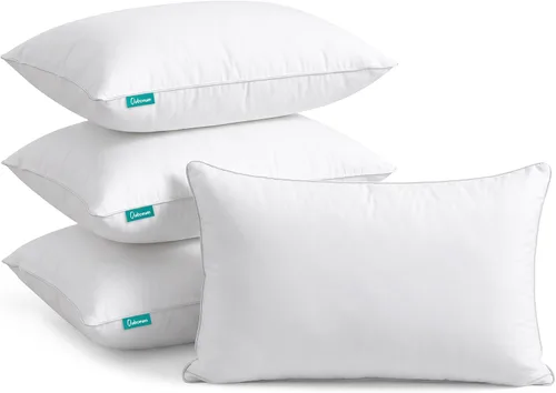 Vista 18 de Oubonun Cojín decorativo de felpa de 12 x 16 pulgadas, con funda 100% algodón, para sofá, cama, silla, paquete de 1