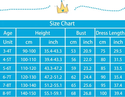 Vista 6 de MDYCW Princess Dress Up Birthday Party Fairy Costume for Toddler Girls Special Occasion Dresses Pageant Ball Gown