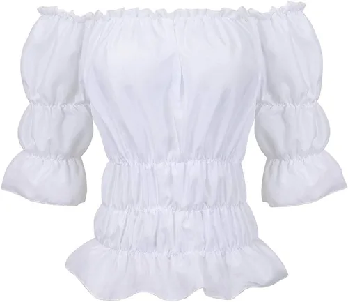 Vista 6 de frawirshau - Vestido de corsé de encaje para mujer, estilo Burlesque, disfraz steampunk para Halloween