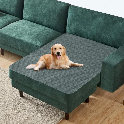 Vista 42 de Manta Impermeable para Sofá para Perros 2026 (30"x53") Cómoda Alfombrilla de Sofá de Dos Plazas para Mascotas con Respaldo Antideslizante, Forro