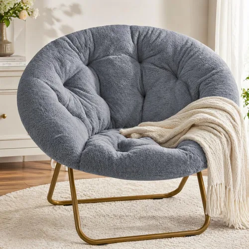 Vista 17 de Silla de suelo ajustable con espuma viscoelástica, silla plegable para juegos con soporte para la espalda, cama reclinable acolchada, tumbona