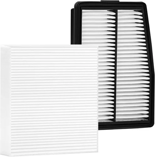 Vista 20 de Filtro de aire de cabina de motor de peine para Hyundai Accent 1.6L L4 2017 2016 2015 2014 2013 2012 Gris carbón