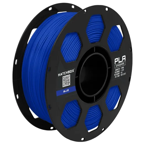 Vista 17 de HATCHBOX Filamento de impresora 3D PLA negro de 1.75mm, carrete de 1 KG (2.2 libras), precisión dimensional +/- 0.03 mm, filamento de impresión 3D