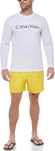 Vista 5 de Calvin Klein Manga larga para hombre ligera secado rápido protección UPF 40
