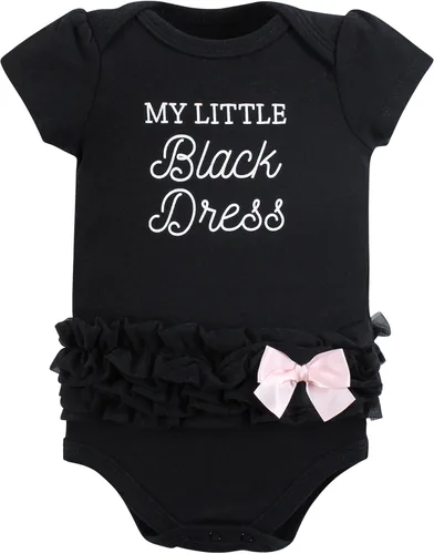 Vista 76 de Hudson Baby baby-girls Cotton Bodysuits 3-pack