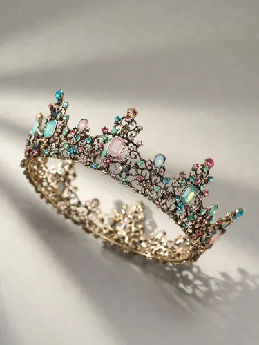 Vista 5 de SWEETV Queen Crown, Princess Crowns for Women, Baroque Tiaras for Women 0. Multicolor