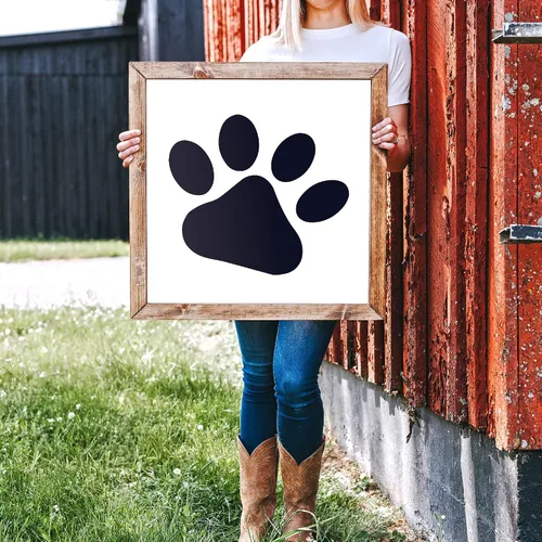 Vista 5 de Plantilla de pata de perro - Plantillas de huellas para mascotas