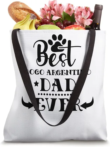 Vista 4 de World's greatest Best Dogo Argentino dog Dad ever Tote Bag