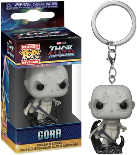 Vista 3 de Funko Pop! Llavero Marvel Thor: Love and Thunder - Gorr