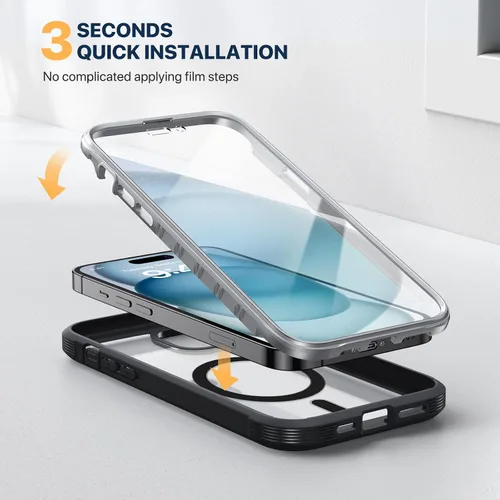 Vista 555 de DIACLARA - Funda transparente compatible con iPhone XR 6.1 pulgadas 2018