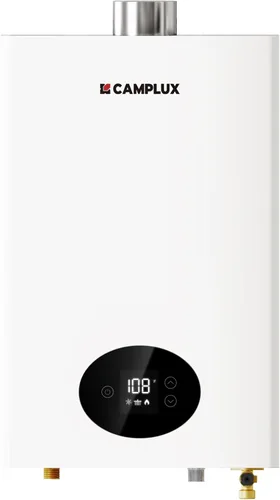 Vista 10 de CAMPLUX - Calentador de agua sin tanque de propano de 82,000 BTU, sistema de agua caliente instantánea de 3.18 GPM para toda la casa, uso de 2 a 3